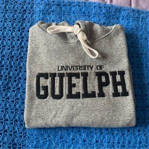 Light Grey Salt and Pepper University of Guelph Hoodie